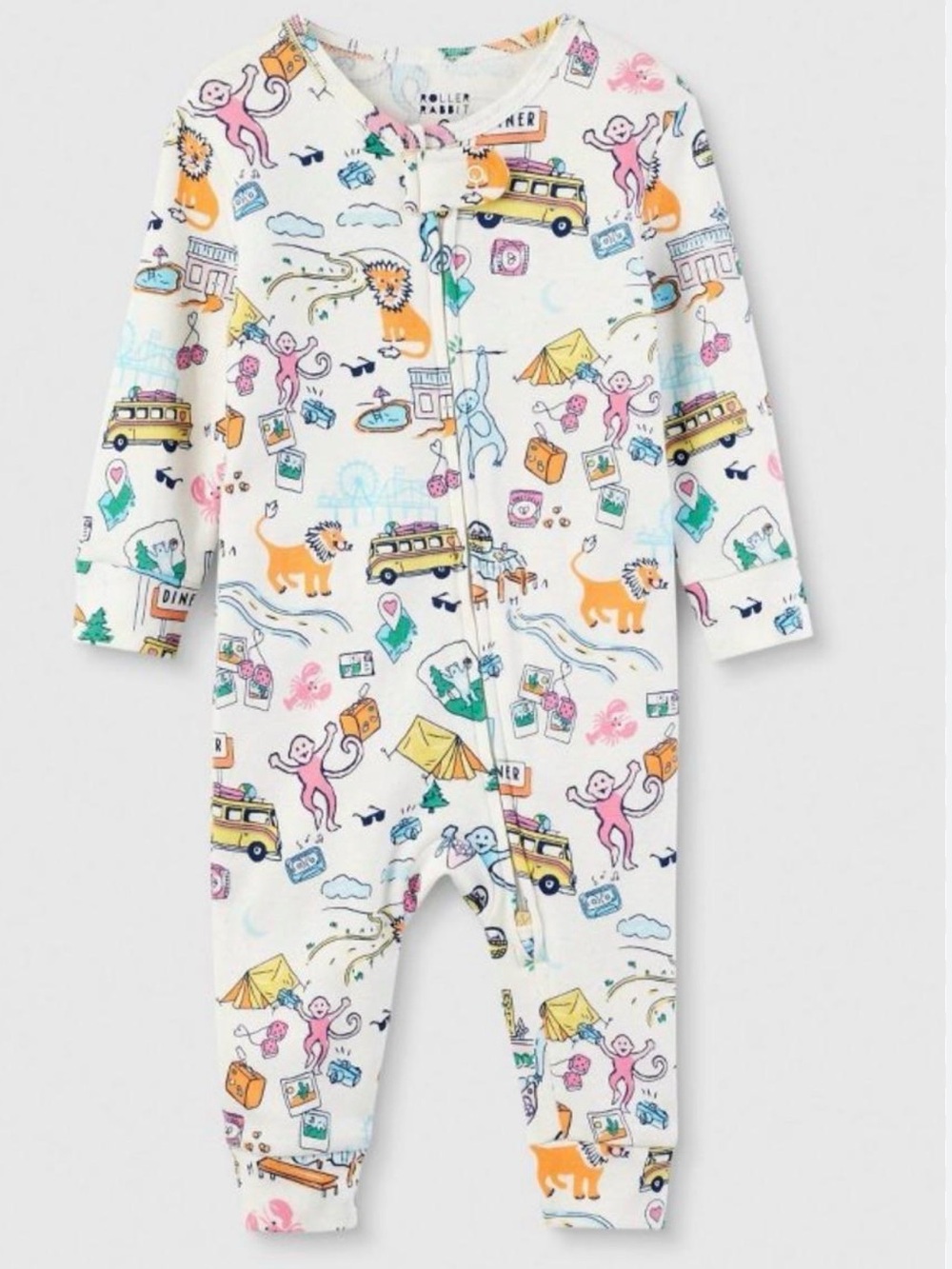 Roller Rabbit x Target Baby One-piece Pjs